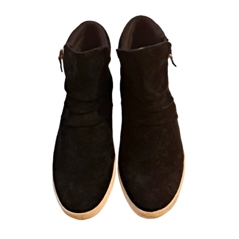 Keds Women's Midtown Black Suede Sneaker Booties Size 8